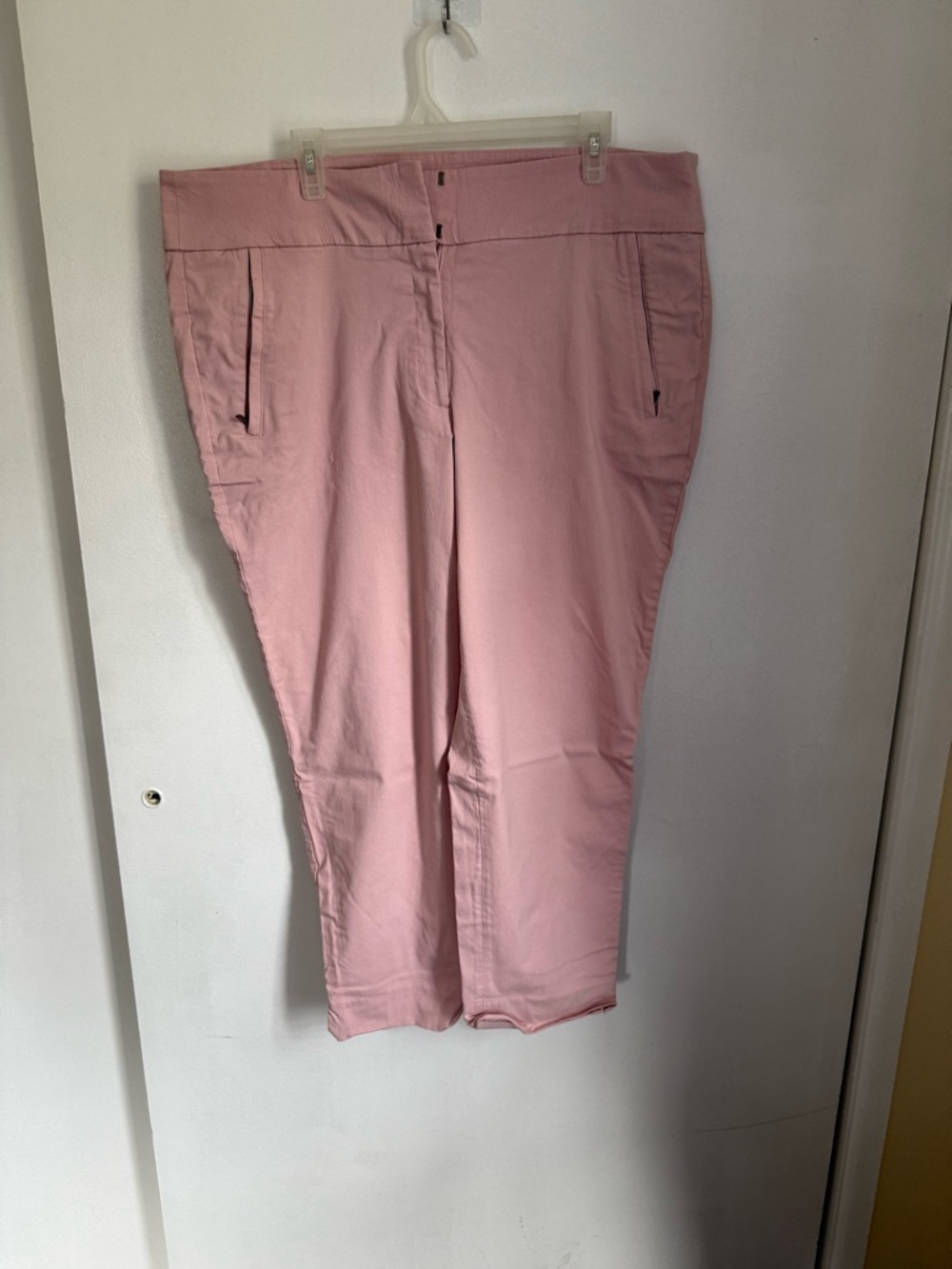 Lane Bryant light pink stretch dress pants